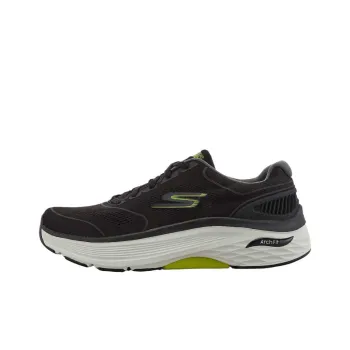 Skechers Goran Max Cushioning Arch Fit Low Top Running Shoes Men's Black