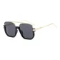 Black Gold Frame Gray Lens
