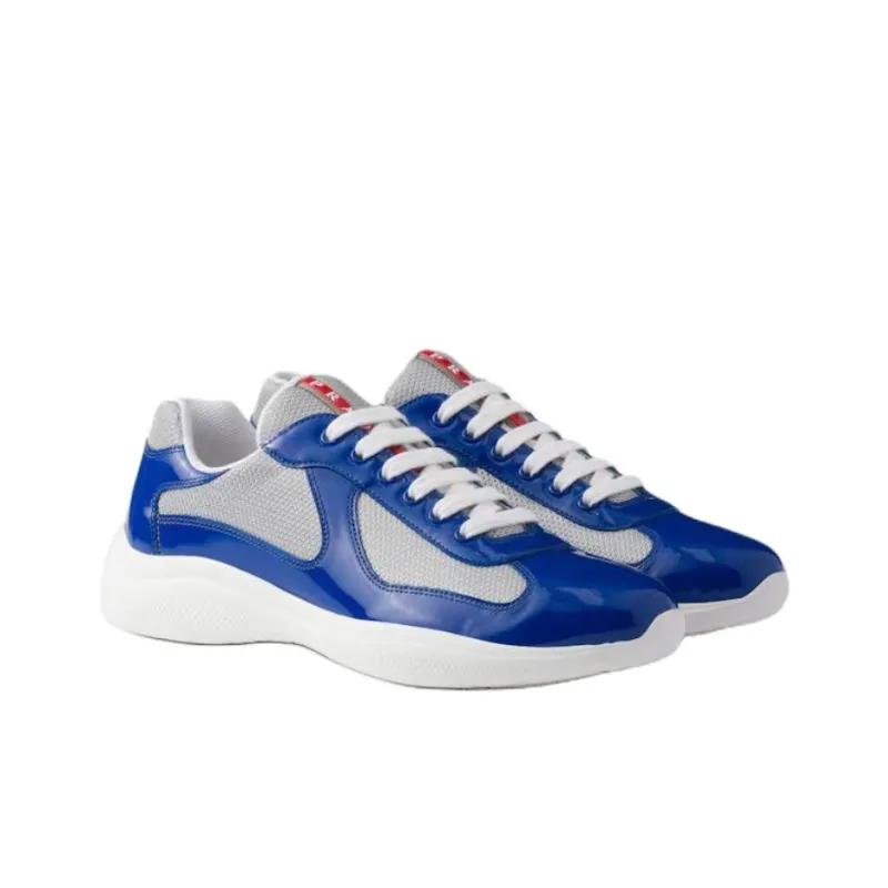 PRADA America's Cup Low Top Casual Shoes Men's Blue-2
