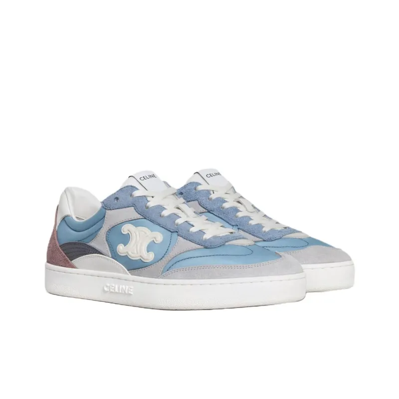 CELINE Trainer CT 12 Low Top Skateboard Shoes Women's Blue-2