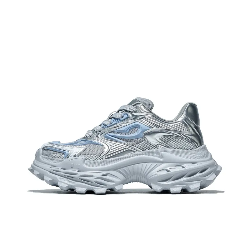 MOERBAI Lava Series Breathable Height Increase Low Top Chunky Sneakers Men's-10