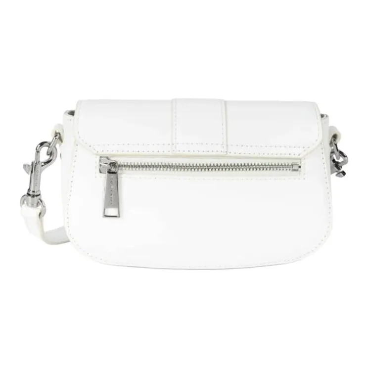 Lancaster Cow Leather Shoulder Bag Women's White-1