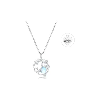 Barbie 925 Sterling Silver Necklaces Unisex