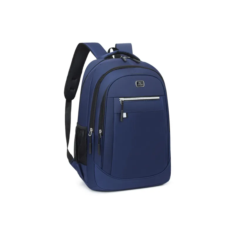 H YXIANG Oxford Backpack Men's Black/Gray/Blue-6