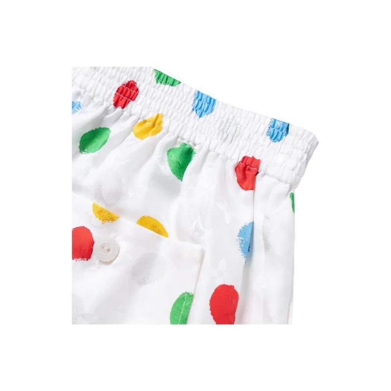 LOUIS VUITTON Louis Vuitton X Yayoi Kusama SS23 Casual Shorts Women's White-5