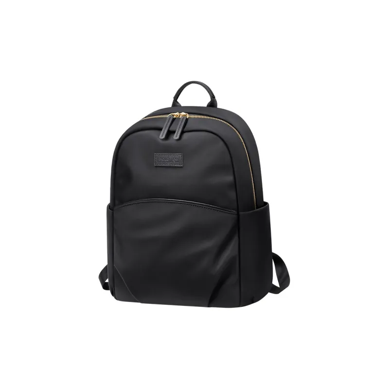 POLO Fabric Backpack Women's Milk Tea Apricot/Classic Black-5