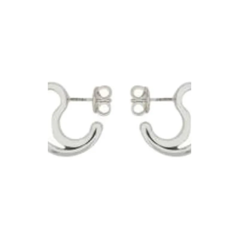 Bottega Veneta Sterling Silver Stud Earrings Women's Silver-1