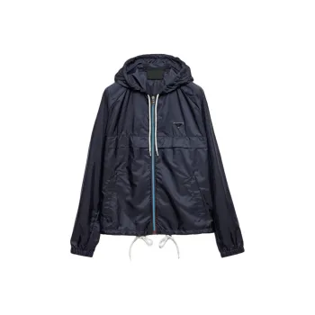 PRADA Re Nylon Jackets & Coats Men's Blue