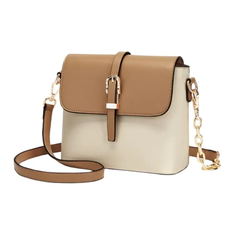 JOSINY PU Bucket Bags Crossbody Bag, Shoulder Bag Medium Size Women's Light Chestnut Brown-1
