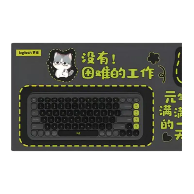 Logitech Rubber Cute Kitten POP ICON Same Color Mouse Pads-2