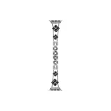 Silver-Black Floral