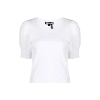 DKNY Puff sleeve Cotton T shirt