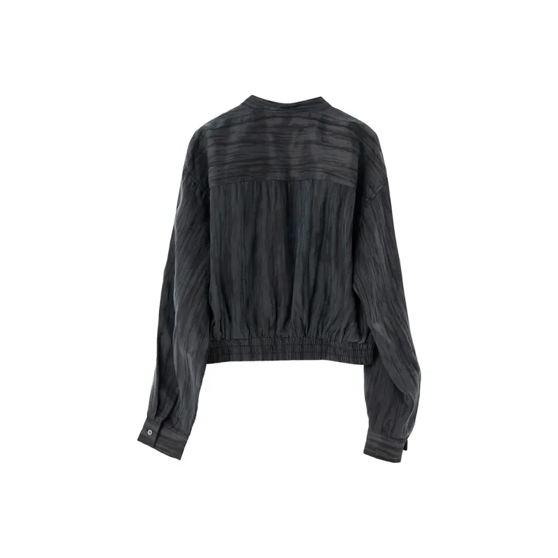 SOON FLOWER Spring Jacket Women's Black-1