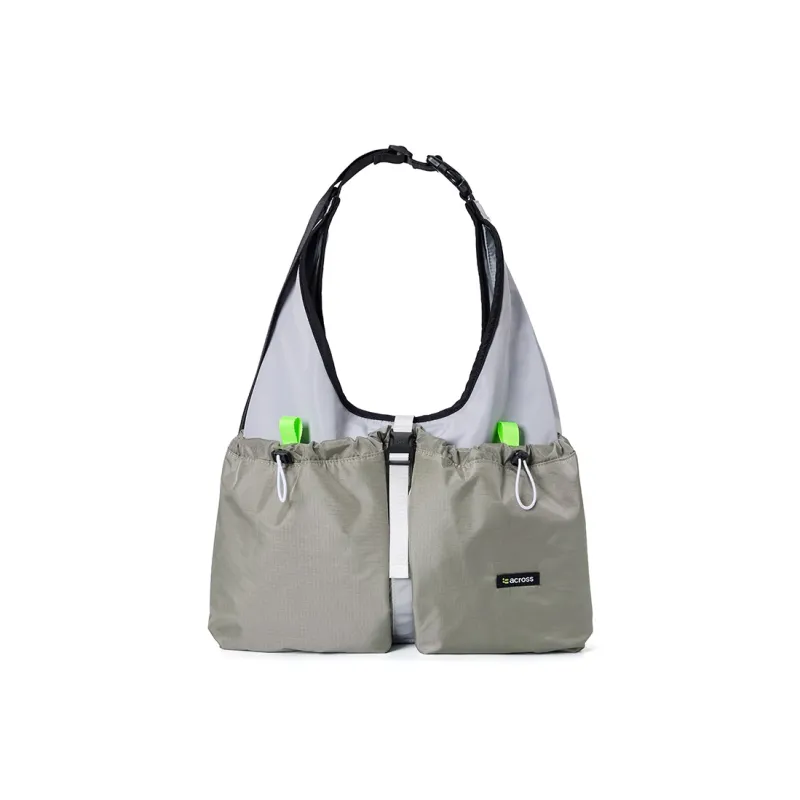 ACROSS Polyester Sports Hobo Crossbody Bag, Shoulder Bag Large Size Unisex Multicolor-6