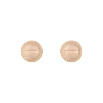 CARTIER 18K Rose Gold Stud Earrings Unisex