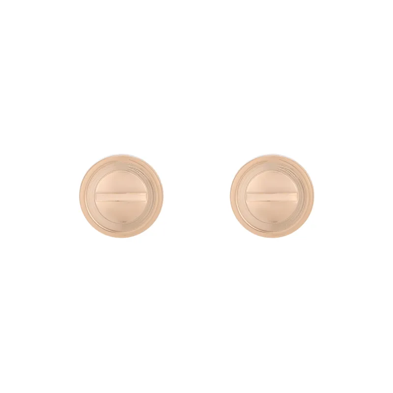 CARTIER 18K Rose Gold Stud Earrings Unisex-0