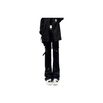 NEAR HERE Jeans Unisex Black