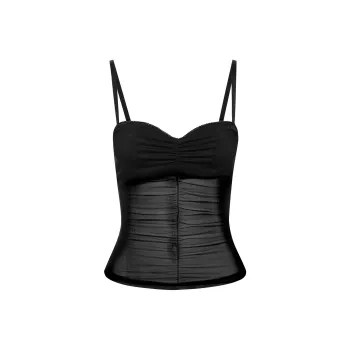 Miaou RENZO TUBE TOP Camisole Women's Black