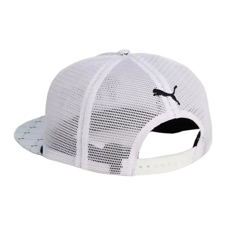 PUMA Polyester Baseball Caps Men's White-2