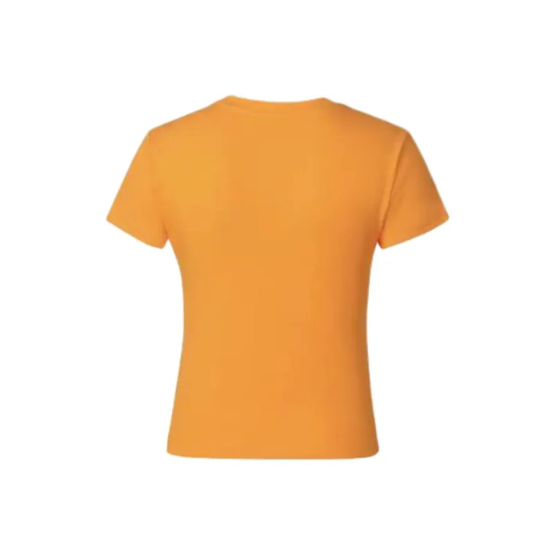 ABCMININ Set in Sleeve T Shirt Women's Orange-1