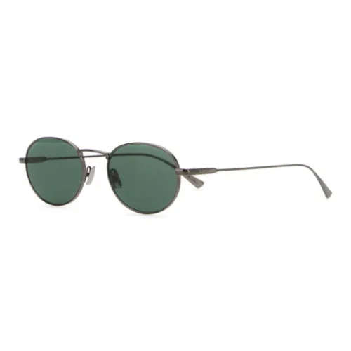SAINT LAURENT Acetate Round Sunglasses Men's Brown