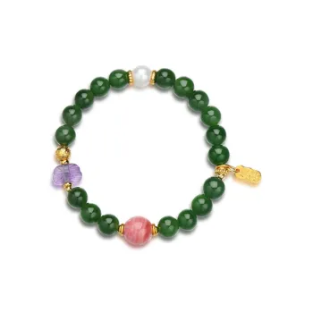 RIXIANGWAN Bracelets Jasper Unisex