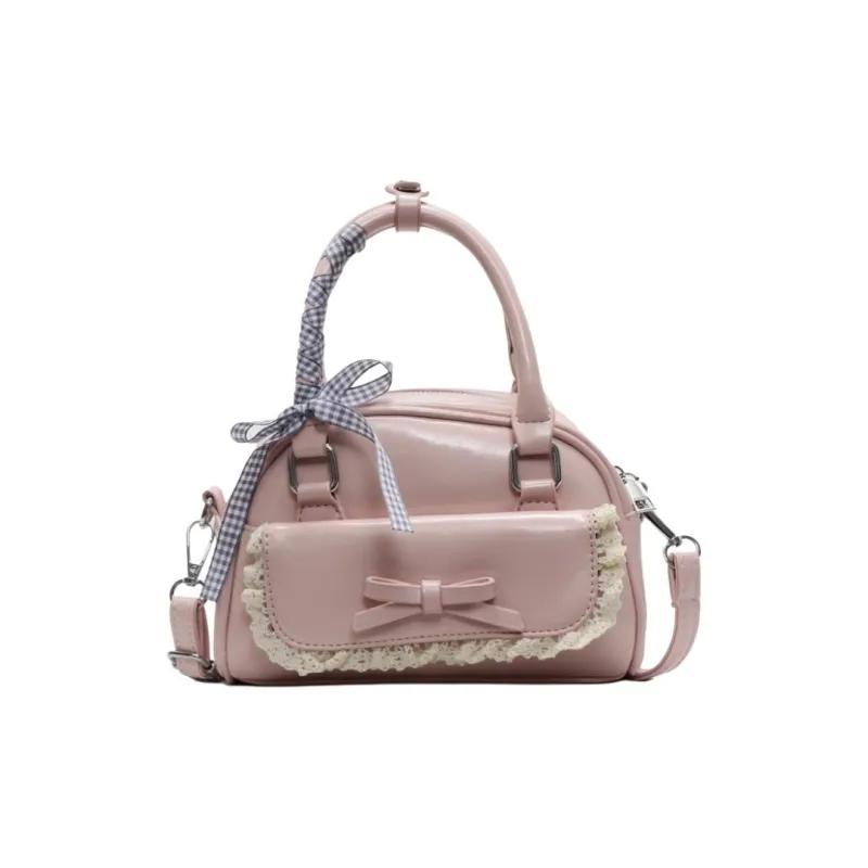 SEVENMOONS PU One Shoulder Handbag Regular Women's Ecru/Black/Blue/Pink-9