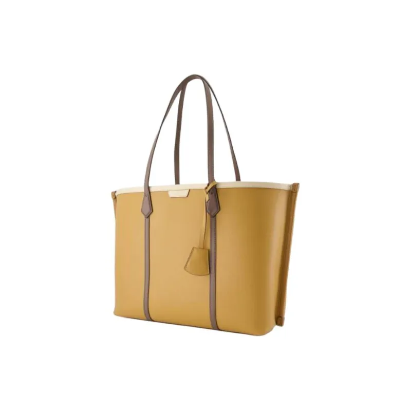 TORY BURCH Perry Calfskin Handbag Women's Yellow-1