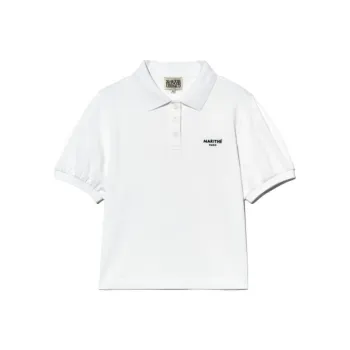 MARITHE FRANCOIS GIRBAUD Puff Sleeve T Shirt Women's White