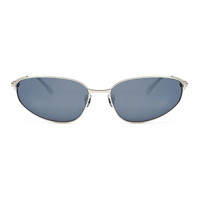 THE OWNER Alloy Oval Sunglasses Unisex-7