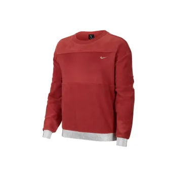 Nike Sweatshirts Women's Fir Wood Red/Metallic Silver