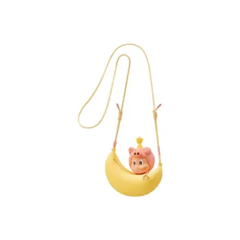 POP MART Silicone With Resin Crossbody Bag Women's Yellow & Pink