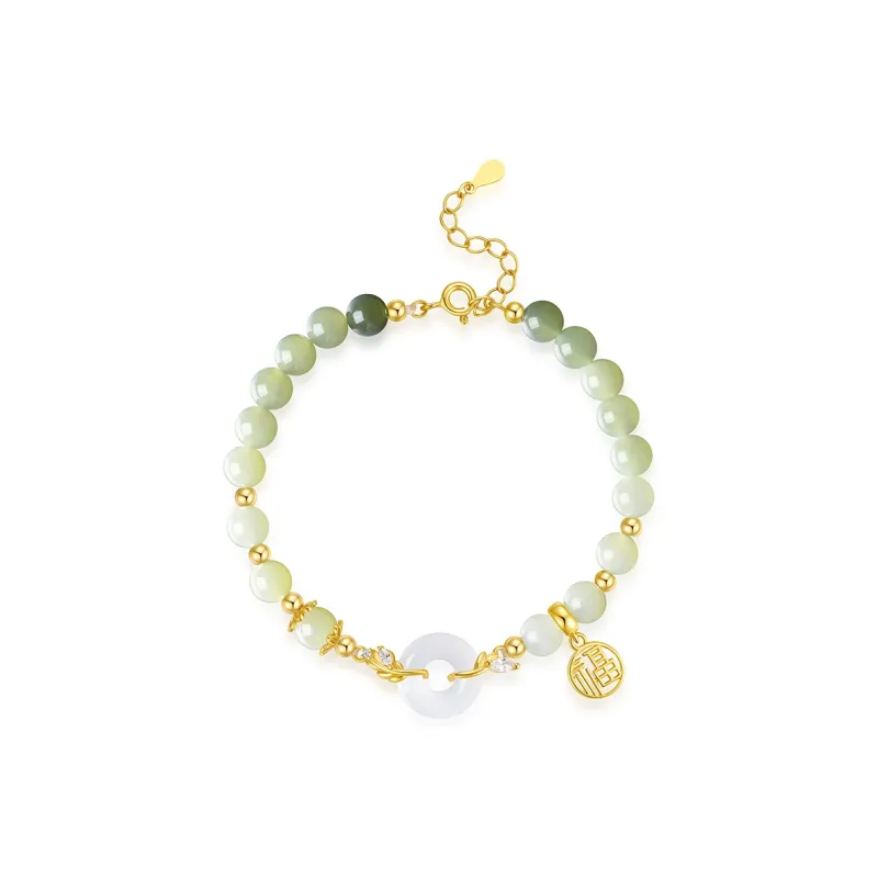 KADER Hetian Jade Bracelets Pale Greenish White Jade Women's-1