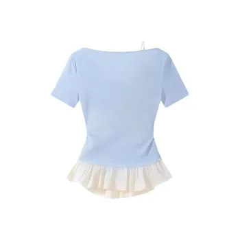 The Temptation Of The Muse T Shirt Women's Blue