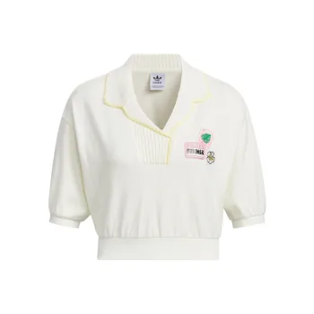 Adidas Originals HOLIDAY PLAY POLO SHIRT Polo Shirt Women's Ivory
