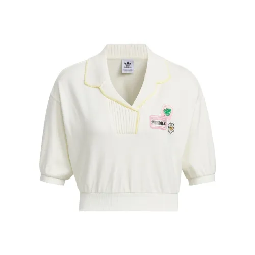 Adidas Originals HOLIDAY PLAY POLO SHIRT Polo Shirt Women's Ivory