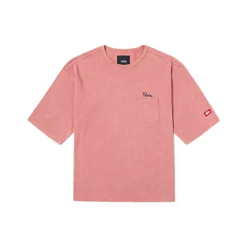 Vans T Shirts Unisex Gray Pink