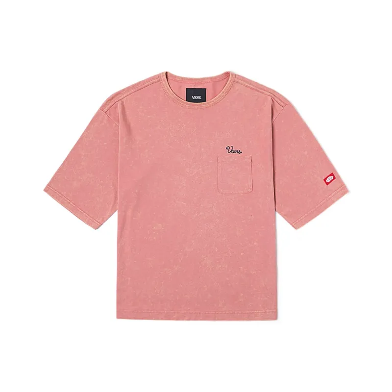 Vans T Shirts Unisex Gray Pink-0