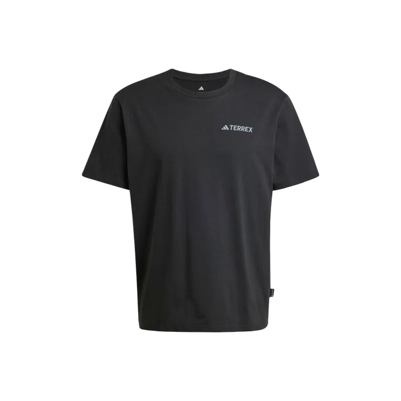 Adidas Terre POLYGIENE GRAPHIC T Shirt Men's Black-0