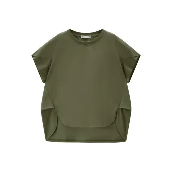 UNIQLO Drop Shoulder Sleeve T Shirt Women's