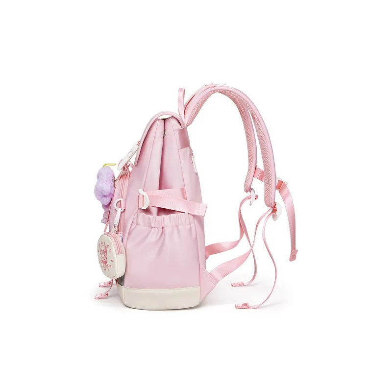 CNOLES Fabric Backpack Regular Women's Cardamom Pink/Ice Sea Blue-3