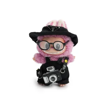 [Dress Up Doll] POP MART LABUBU THEMONSTERS Heartbeat Macaron Urban Chic Style Photographer Hang Tag Box 15CM