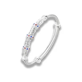 Datang Guoding S999 Fine Silver Sterling Silver Bracelets Women's