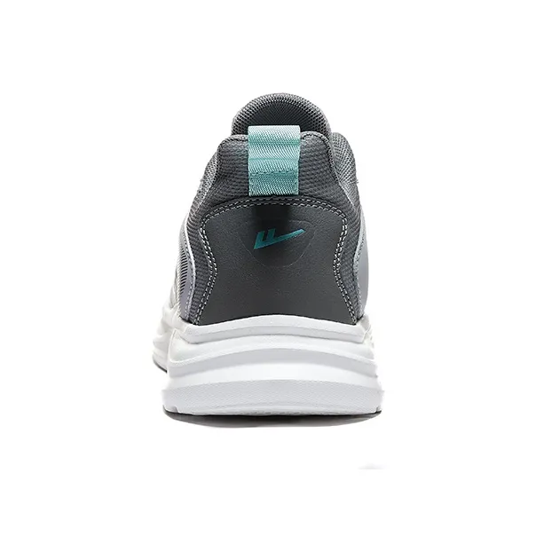 Warrior Wear resistant, Lightweight, Breathable, And Non slip. Low Top Casual Running Shoes Men's Gray White-3