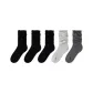 Black, Black, Black, Light Heather Gray, Dark Heather Gray