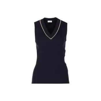 Brunello Cucinelli Fine ribbed Tank Top