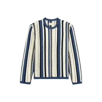 AIME LEON DORE SS25 Sweaters Unisex Blue With White Lettering