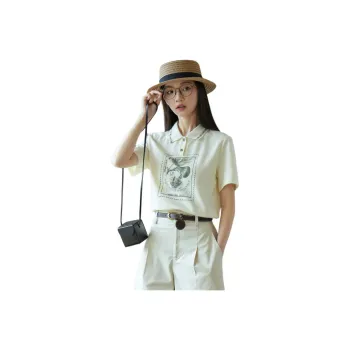 ZIHAN T-Shirts Women's Beige