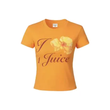 ABCMININ Set in Sleeve T Shirt Women's Orange