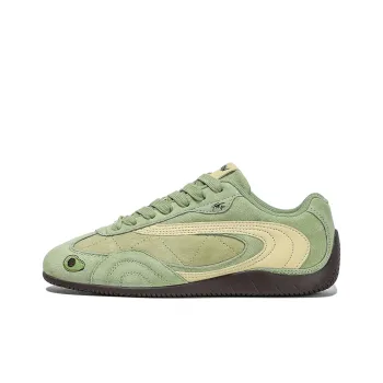 FERW Pistache Slip Resistant And Abrasion Resistant Coverage Low Top German Army Trainers Unisex Avocado Green